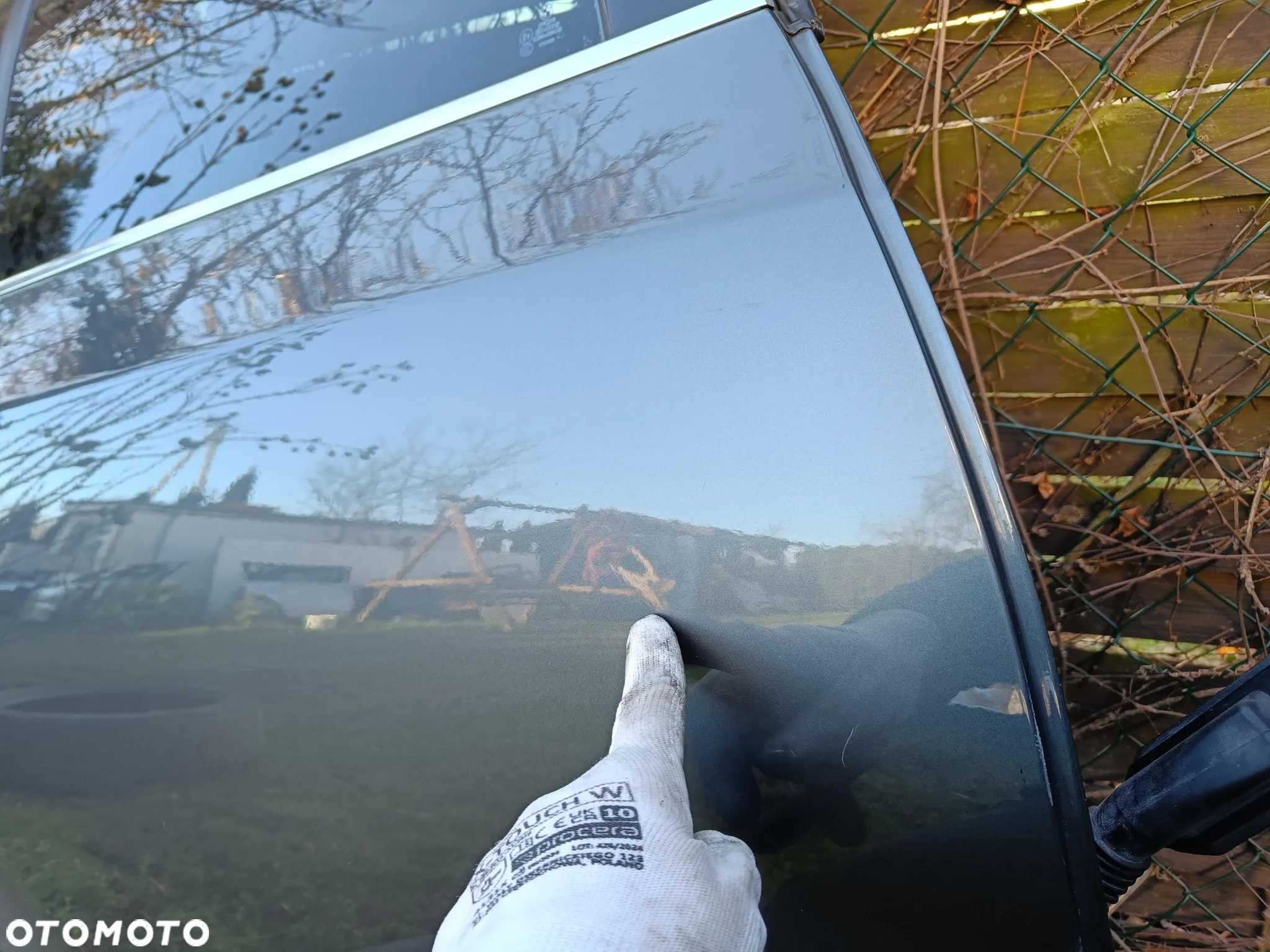 BMW E60 E61 KOMBI DRZWI PRAWE TYLNE TYŁ TITANGRAU II METALLIC W KOLOR - 9