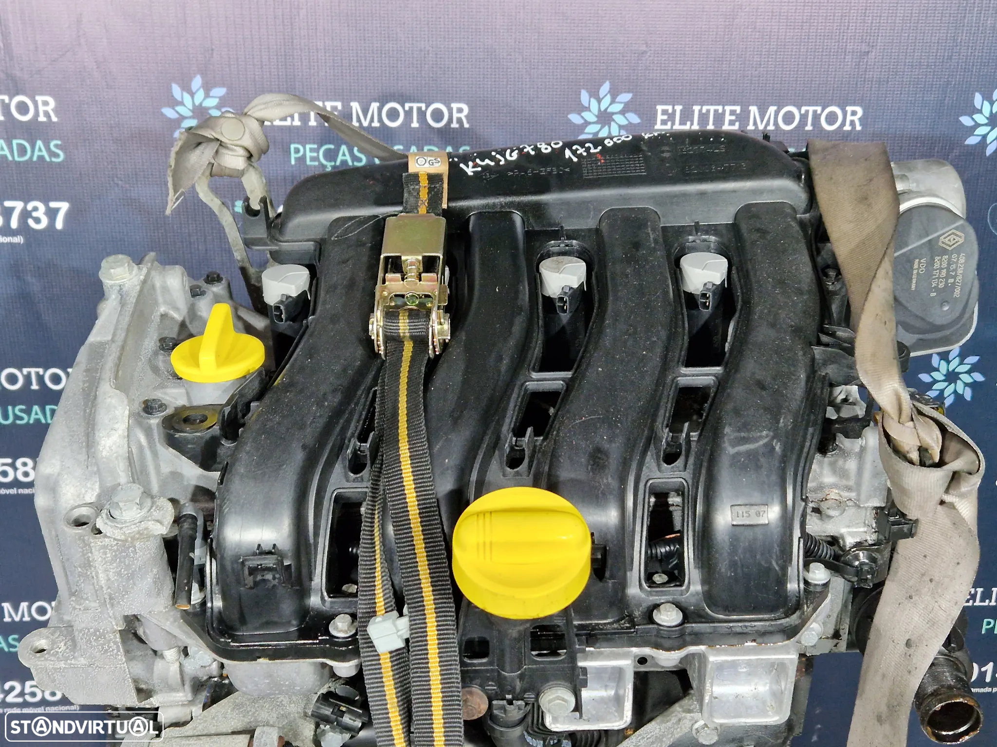 Motor usado K4JG780 RENAULT CLIO III 3 1.4 16V 98CV K4J 780 - 3