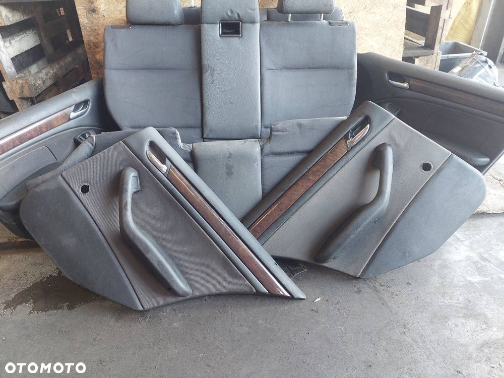KOMPLET FOTELI LEWY PRAWY PRZÓD + KANAPA TYŁ + BOCZKI BMW E46 KOMBI TOURING - 3