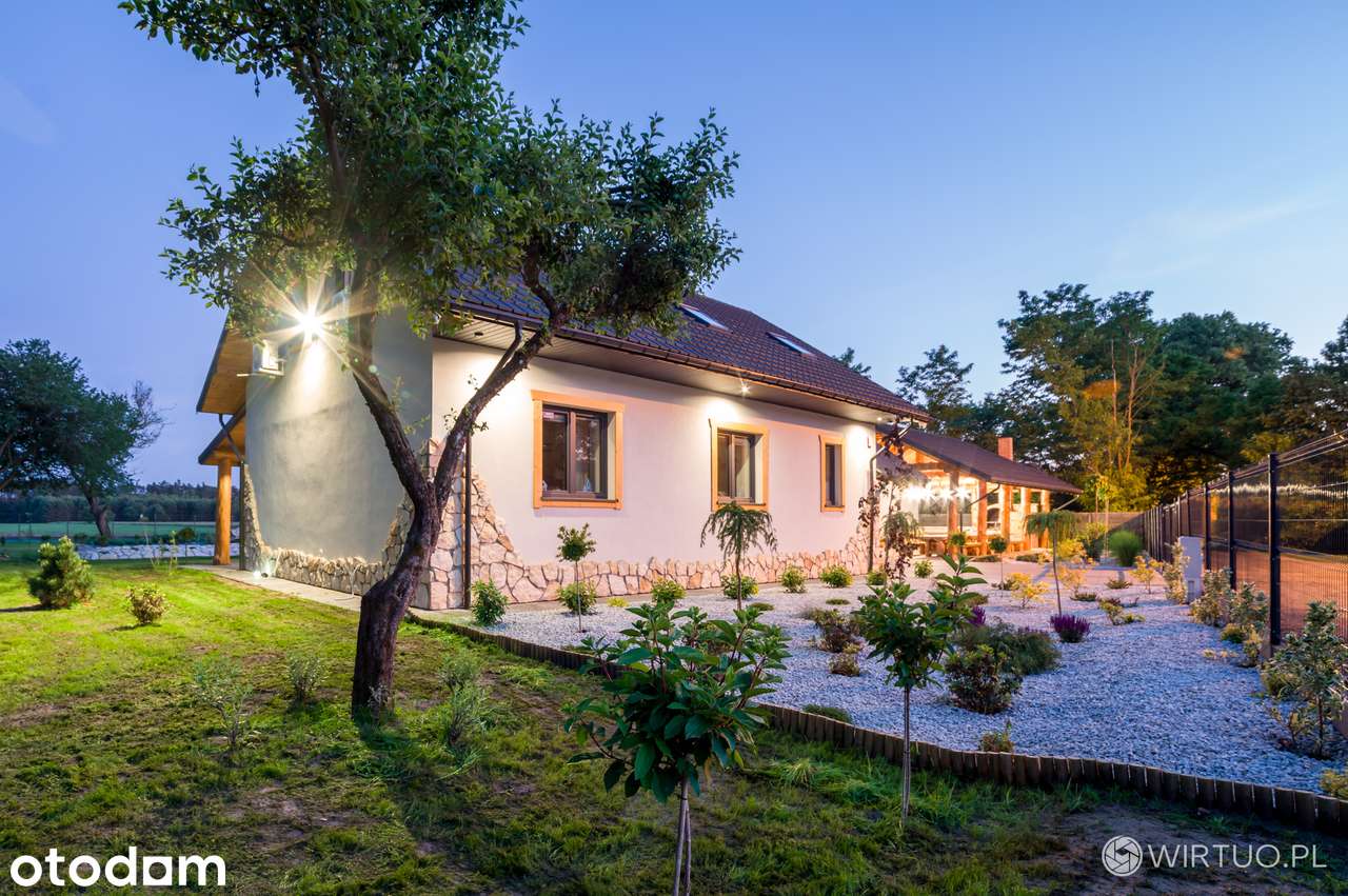 Unikatowa posiadłość w sercu lasu+wiata z bali+sauna+grill+2,5h las - Pełny obrazek: 3/20