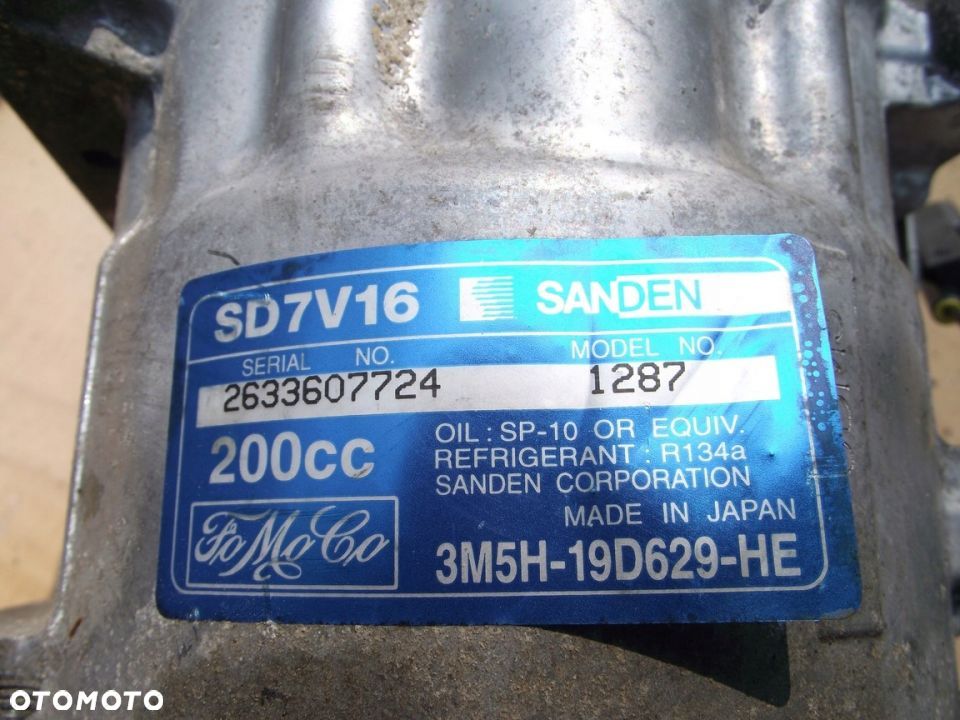 SPRĘŻARKA KLIMATYZACJI VOLVO 3M5H19D629HE - 2