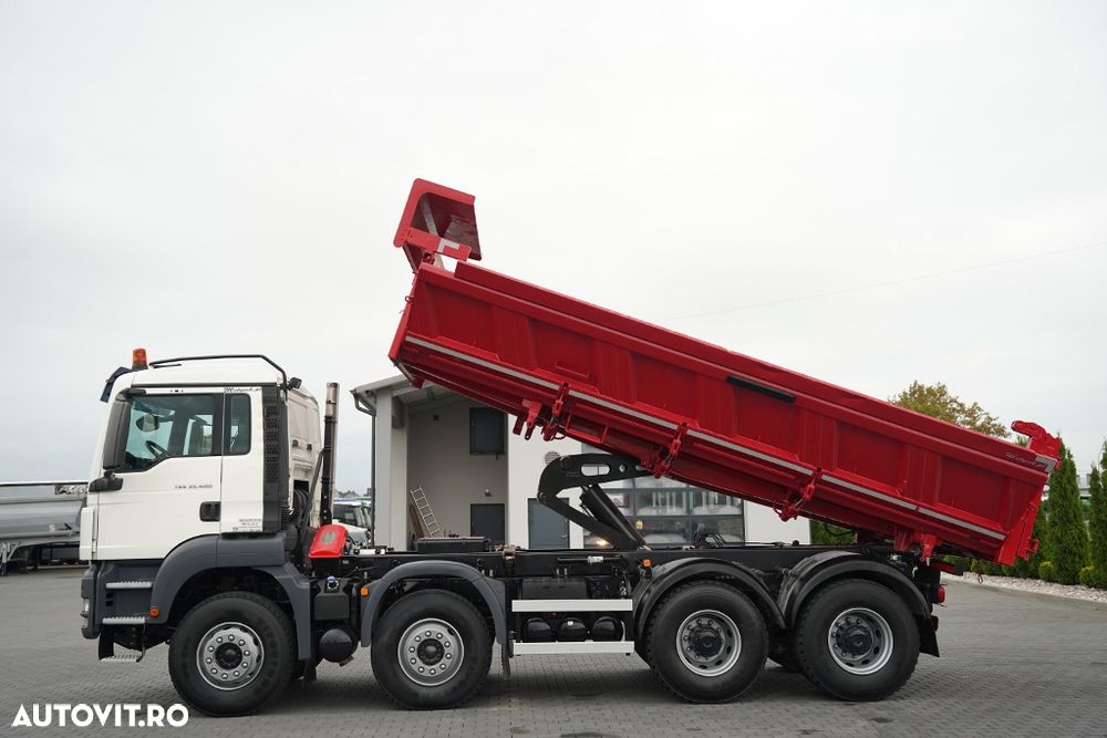 MAN TGS 35.400 / 8X4 / BASCULATOR CU 2 LATE / HIDRODECKER / MEILLER / AUTOMAT - 3