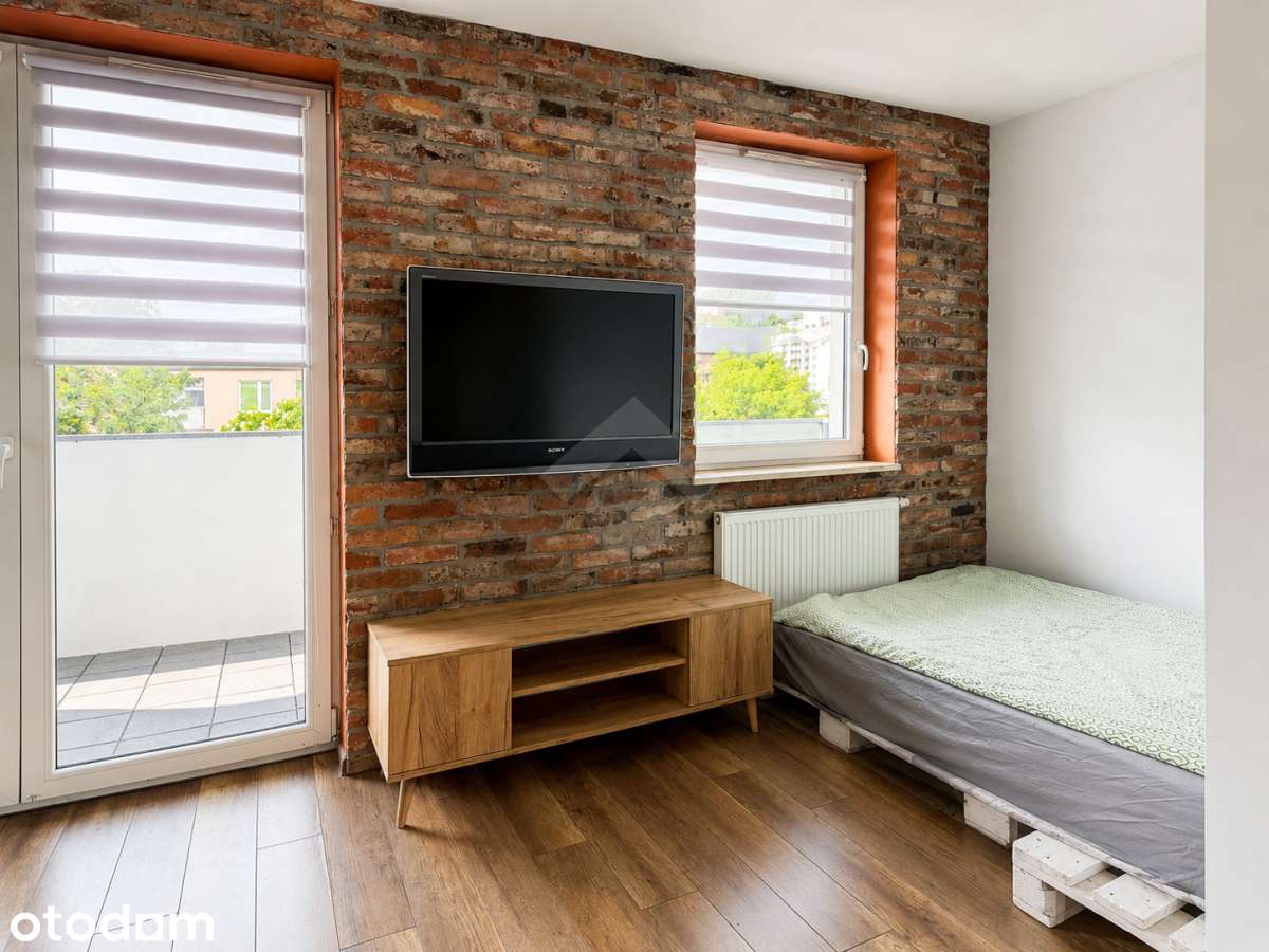 Kraków – Sołtysowska – Przytulne, klimatyzowane studio z balkonem