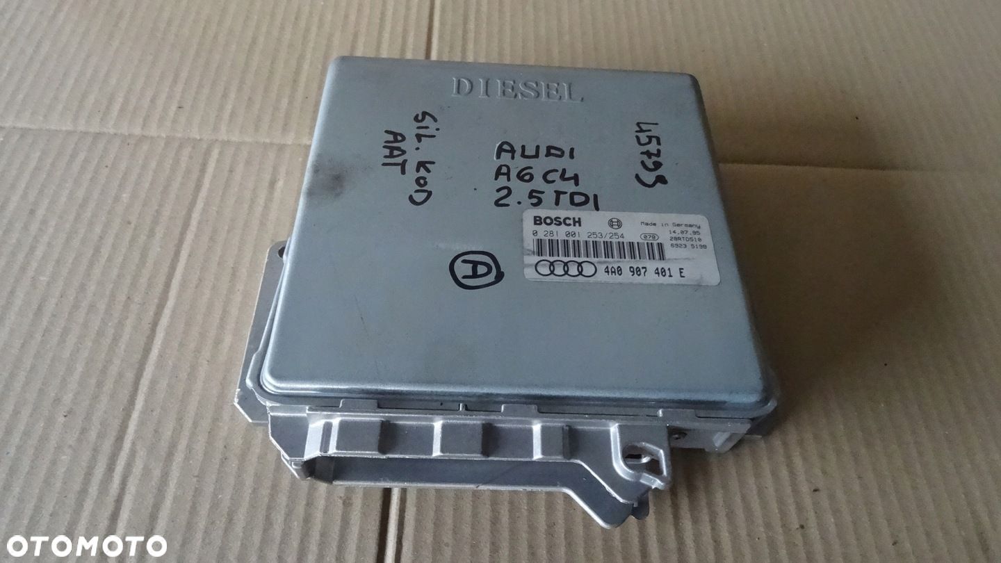 AUDI A6 C4 2.5TDI KOMPUTER STEROWNIK SILNIKA 4A0907401E - 1