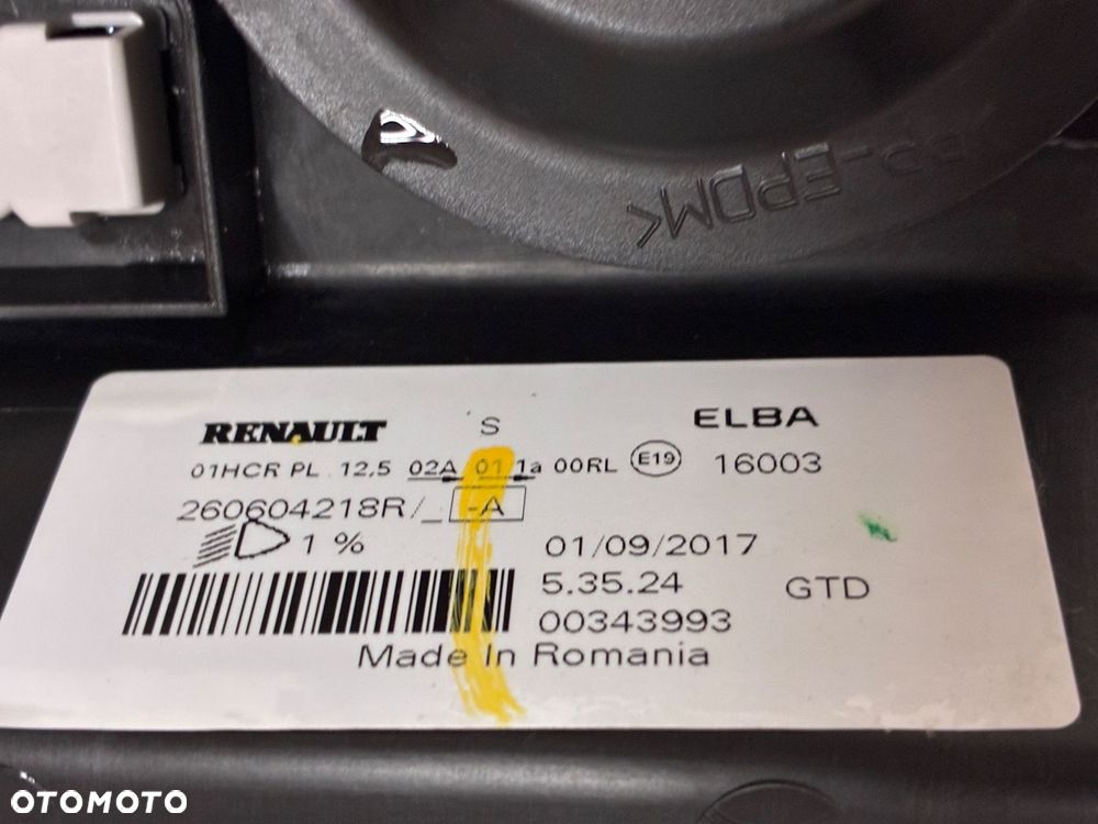 DACIA LOGAN MCV MK2 II LIFT 2018 LAMPA PRZÓD LEWA  EU LED 260604218R - 3
