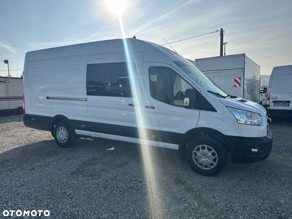 Ford TRANSIT MAXI/manual/brygadówka 5 osób/klima/navi/kamera/parktronik przód i tył/grzane fotele/LED - 3