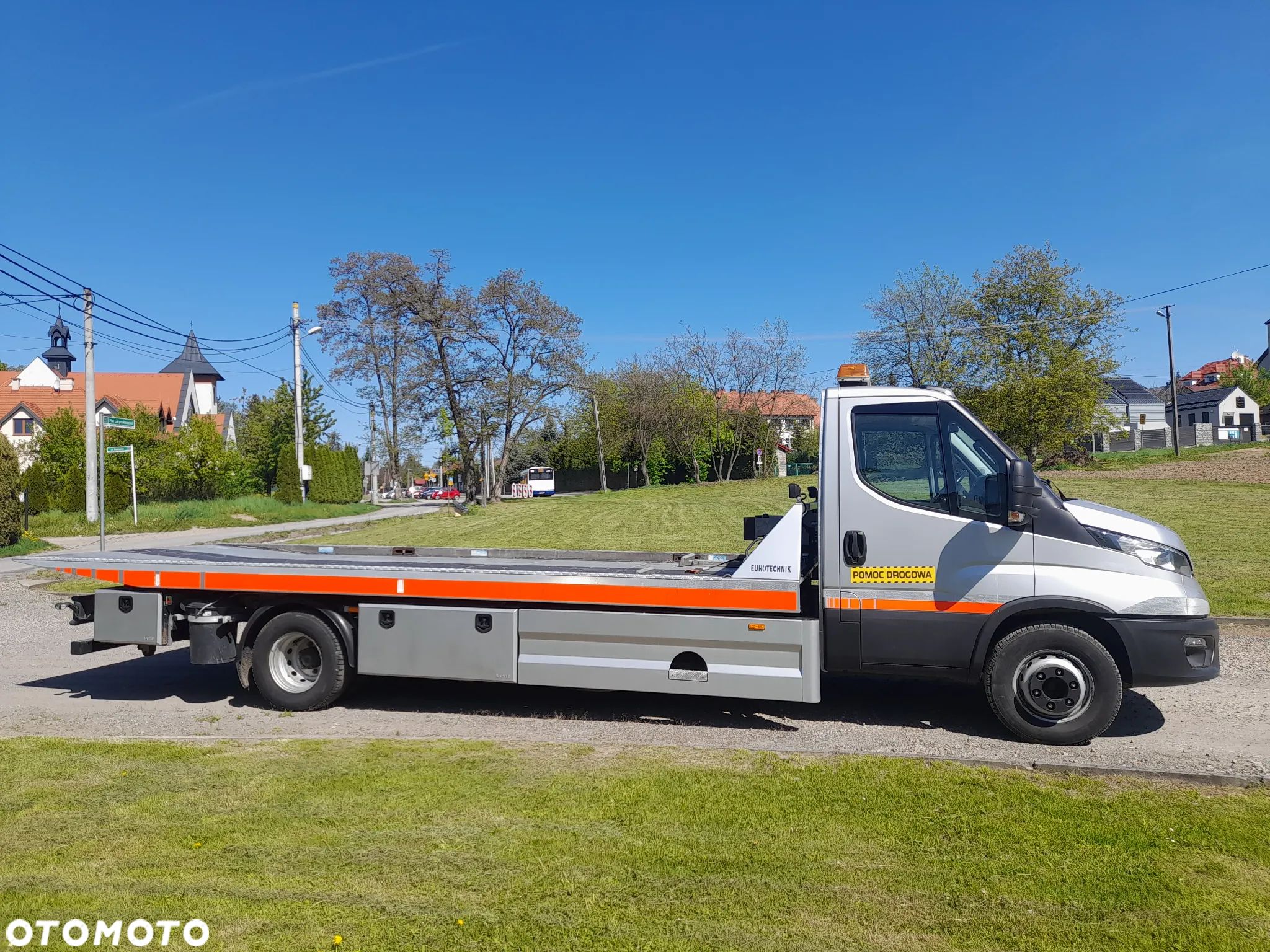 Iveco DAILY 72c18 70c18 Dmc 7200kg LAWETA PLATFORMA HYDRAULICZNA -EUROTECHNIK-Pomoc drogowa JEDYNA taka na NIEMIECKI rynek BLOKADA MOSTU PNEUAMATYCZNE ZAWIESZENIE... - 1