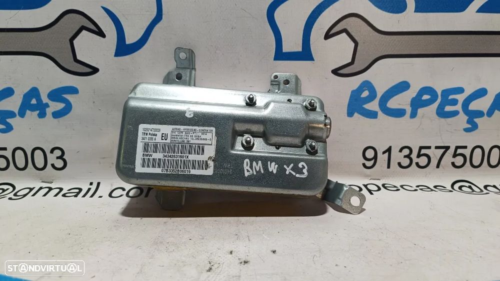 AIRBAG PORTA PORTAS FRENTE FRONTAL DIREITA BMW X3 E83 LCI E83 72123426316 3426316