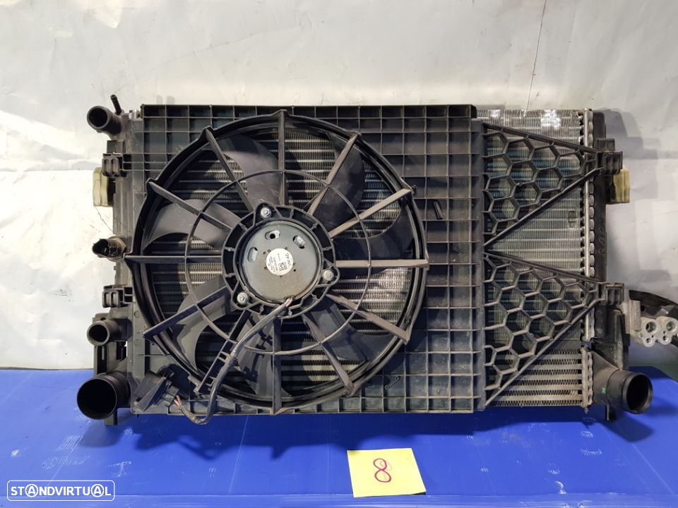 Radiador Radiadores e termo ventilador Skoda rapid 1.6 TDI - 2