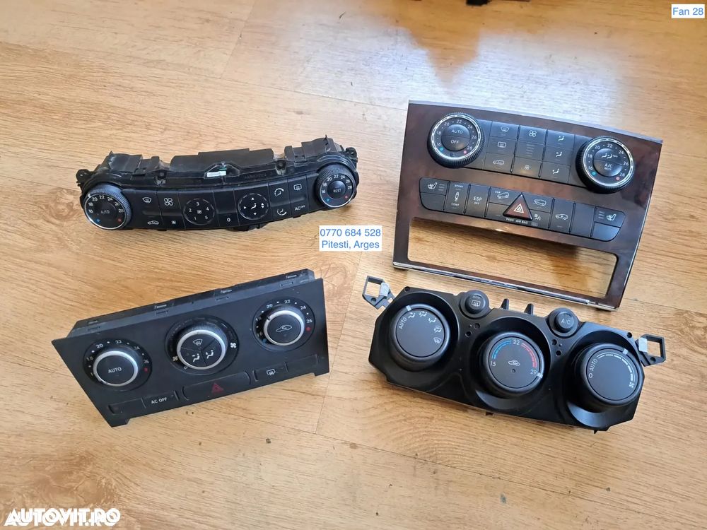 panou modul butoane control clima ac aer conditionat mercedes e-class w211 ML w163 w164 saab 9-3 mazda - 1