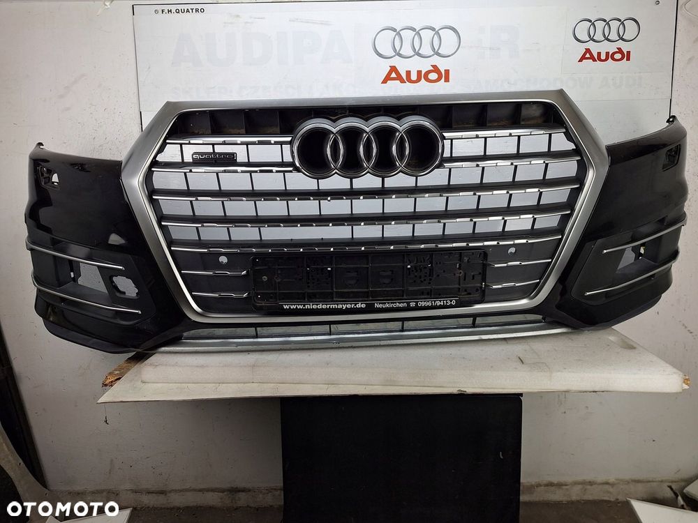 ZDERZAK AUDI Q7 4M 4M0 2014-2019 PRZED LIFTEM ZWYKŁY LIFTINGIEM - 1