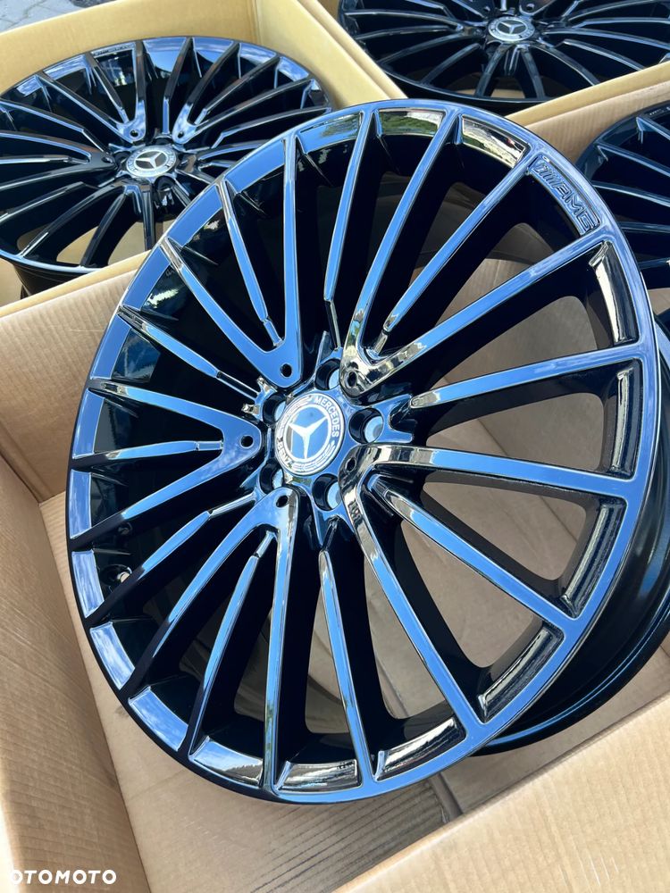 Oryginalne Black Piano W223 S klasa Przód/Tył 21"  AMG - 11