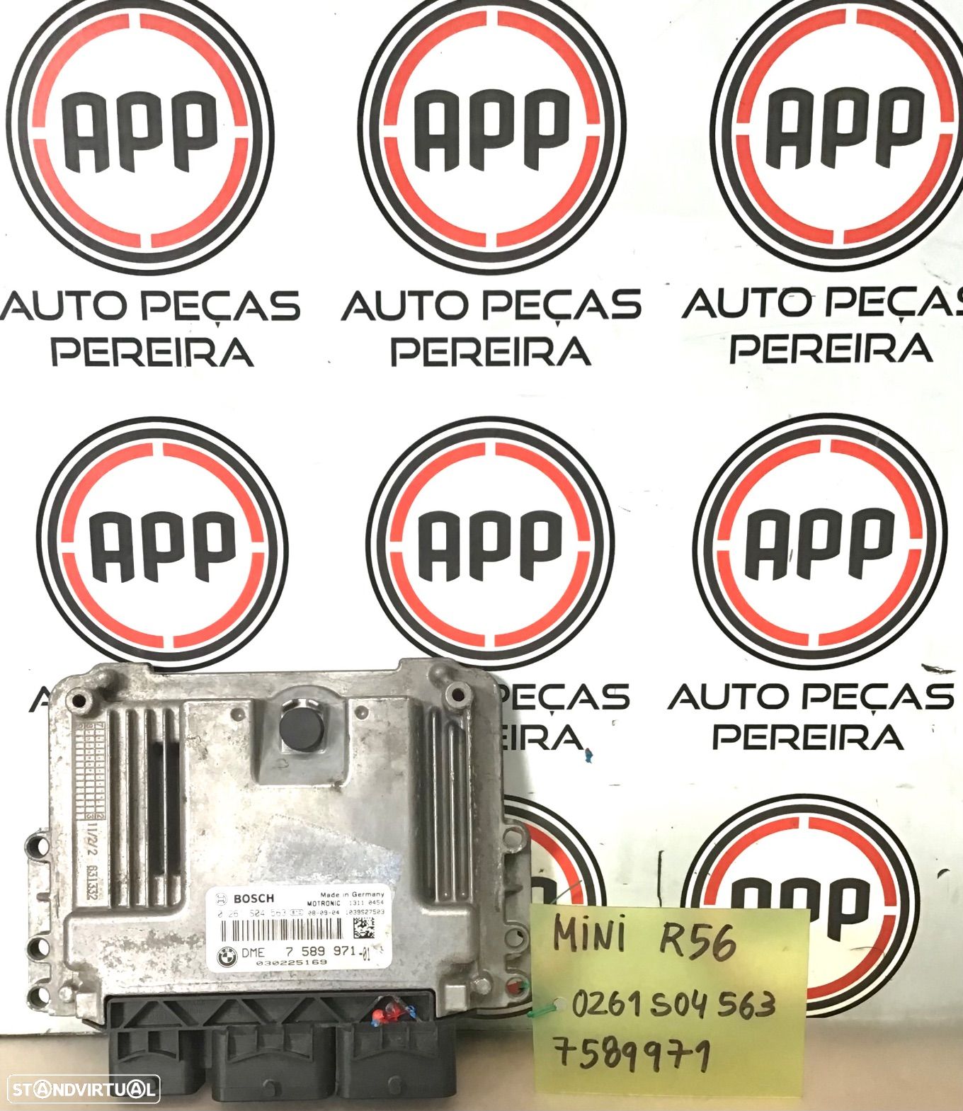 Centralina Mini R56 1.6 16V gasolina, referência 0261504563, 7589971 . - 1