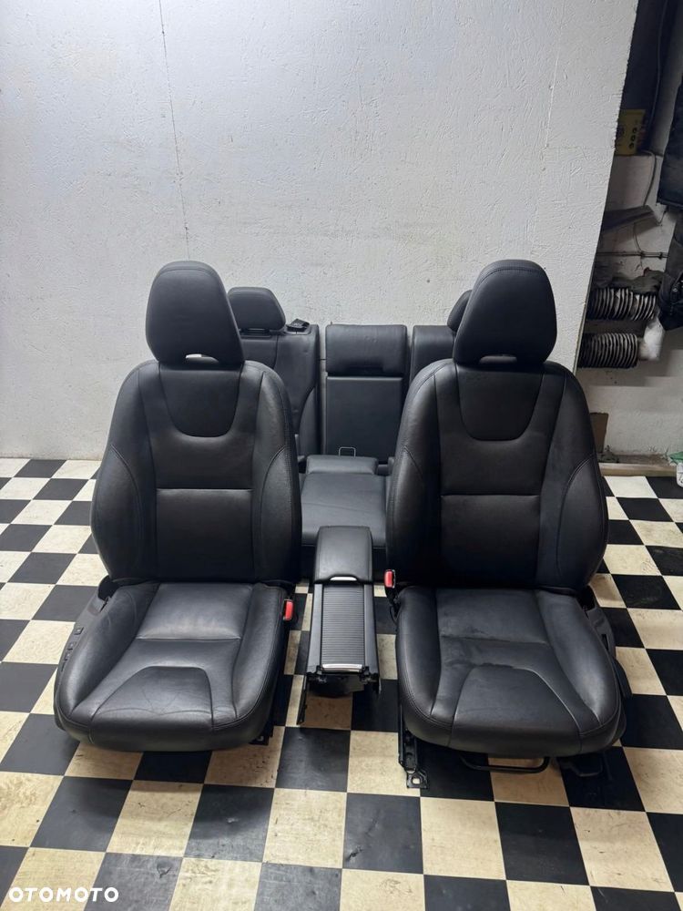 komplet foteli kanapa przód tył fotel volvo xc60 i 2008-2017 skóra - 4