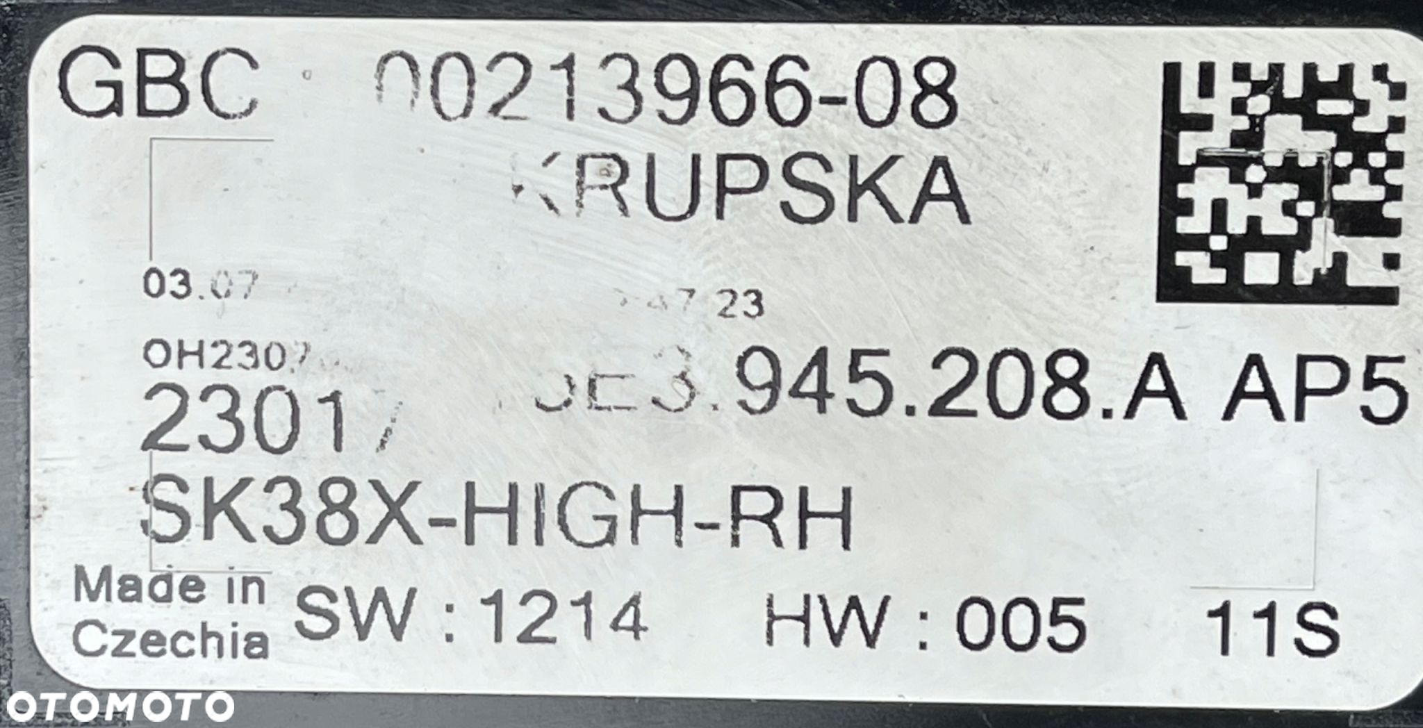 SKODA OCTAVIA IV 4 5E3 HB LAMPA TYŁ TYLNA PRAWA LED EU 5E3945208A - 5