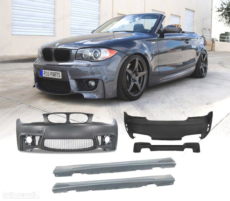 KIT CARROÇARIA BMW E82 E88 04-12 LOOK 1M - 1