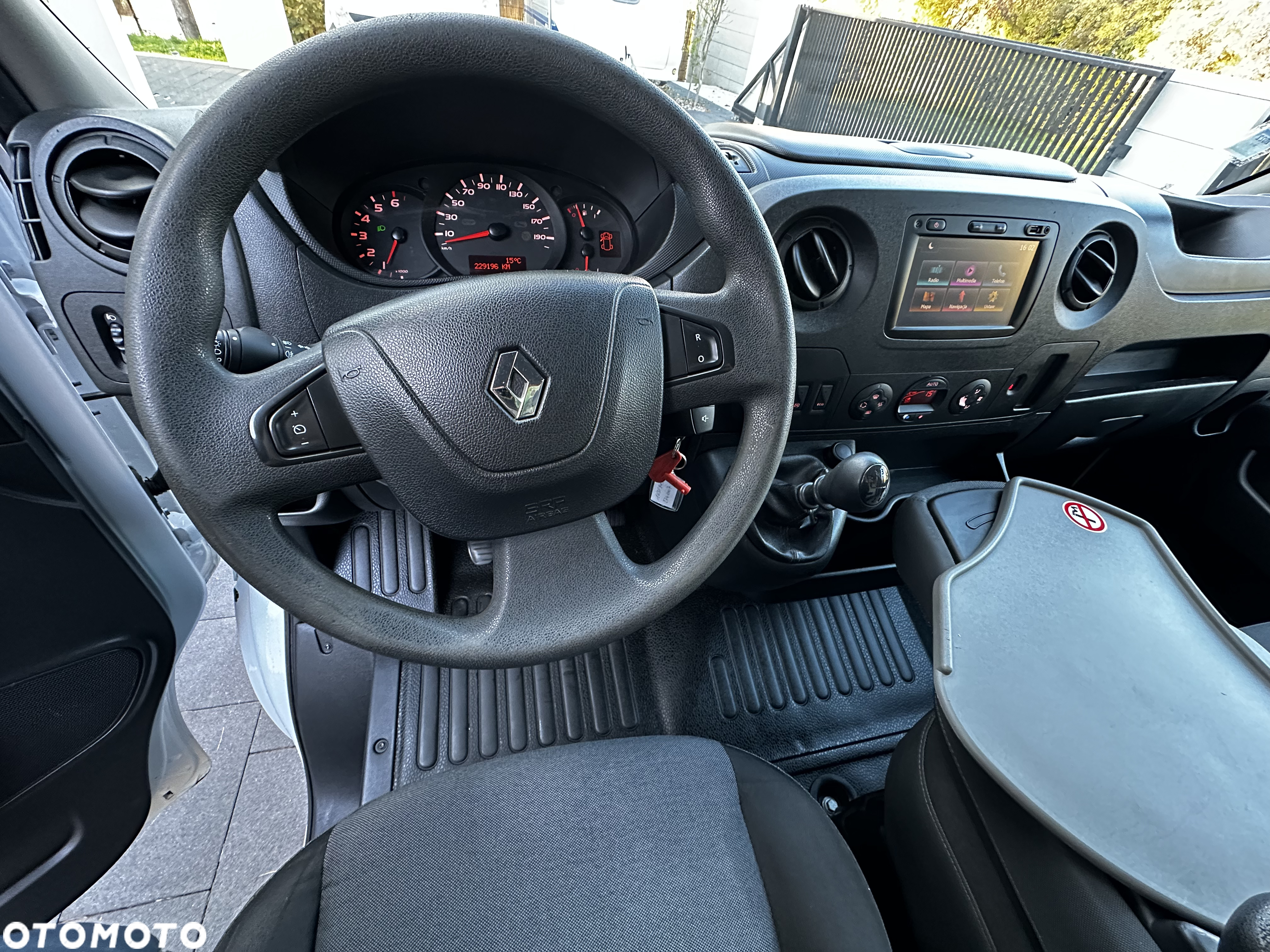 Renault MASTER 2.3 145KM E6 winda 500kg NAVI bluetooth cena F-VAT 23% - 8