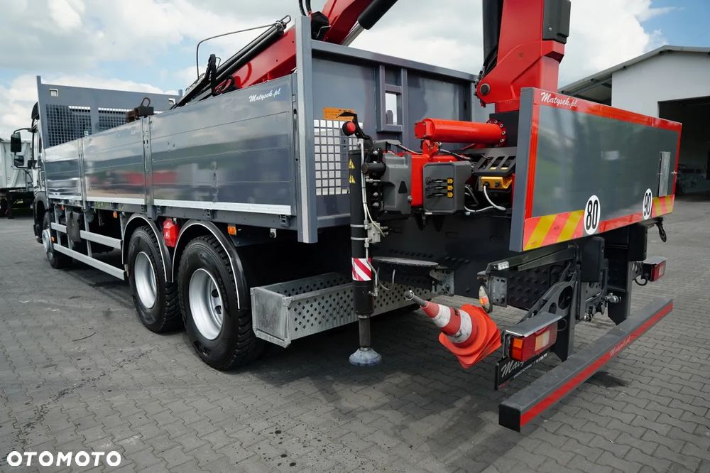 Volvo FMX 430 / SKRZYNIOWY- 7,15 M / HDS HYVA HC-183 / ROTATOR / WIDŁY DO PALET / PILOT - 17