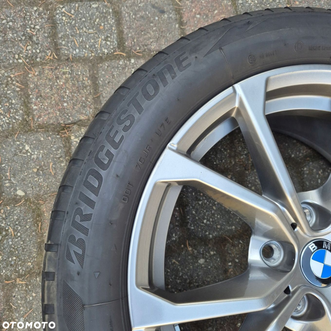 ZIMA FELGI KOŁA 17 BMW 3 G20 G21 4 G22 G23 G26 225/50 R17 GRAFITOWE - 7