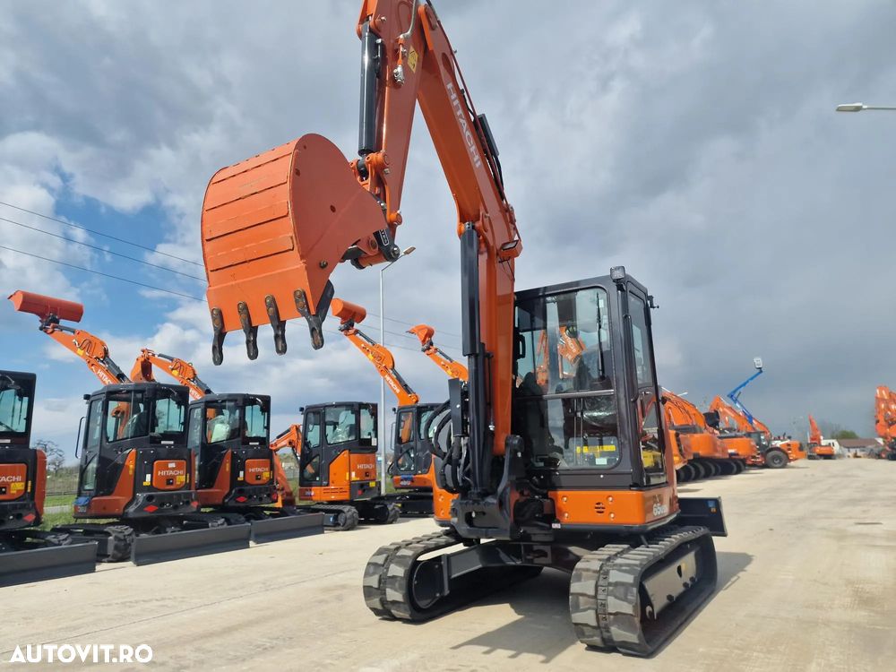 Hitachi ZX65, 6,5tone, 2025, NOU, 66.900 EUR+Tva, PROMOTIE CUPLA RAPIDA+3 CUPE NOI, Aer cond, Inst picon, Ad sapare 4,5m, latime 2m, inaltime 2,55m, posibilitate leasing 5 ani, SUPER PRET 66.900 EUR+Tva - 8