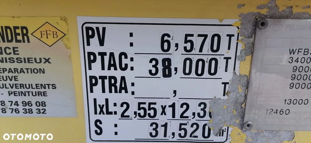 Feldbinder Silos kiper 57m3 Feldbinder - 6