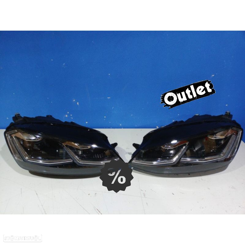 R012837C1 FAROIS PARA VOLKSWAGEN VW GOLF 7 12-17 DRL DINAMICOS PRETO LOOK 7.5 R - 3
