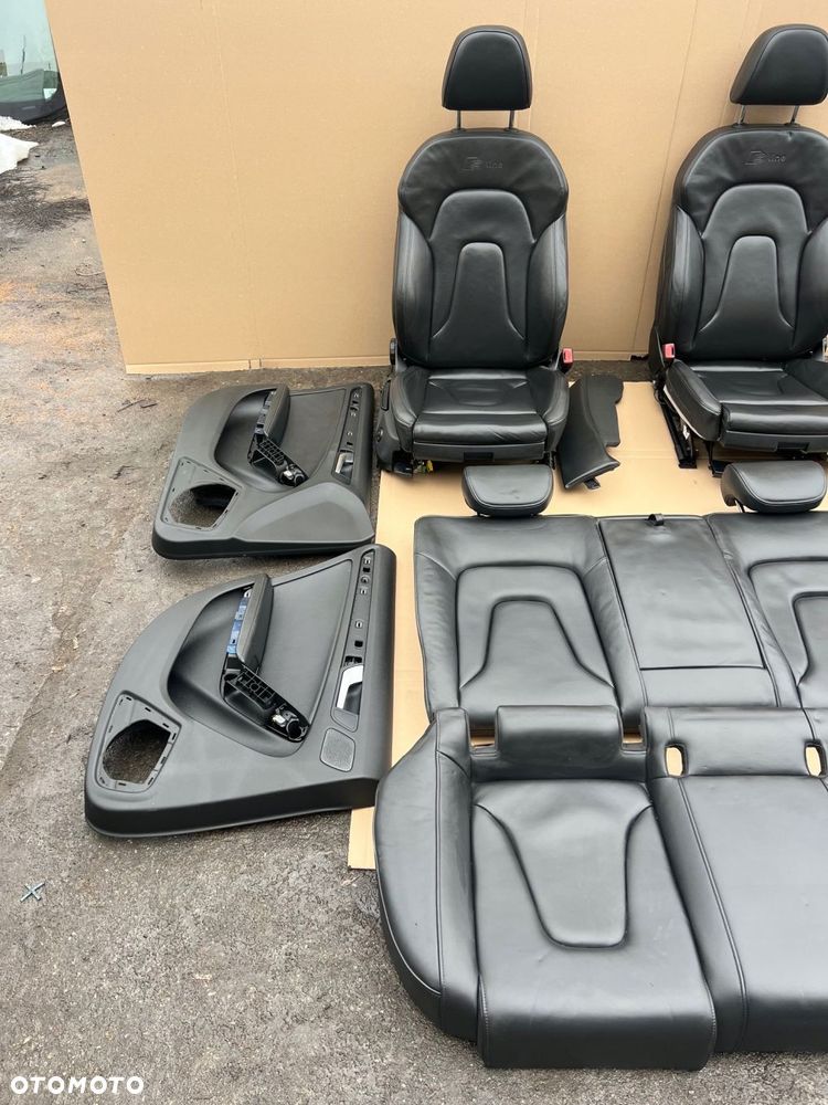 audi a5 8t lift sline sportback fotele kanapa skóra grzane s-line kpl. - 2