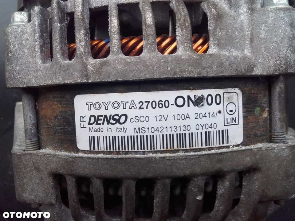Alternator yaris III 1.4 D4D 20 tys. przebiegu - 4
