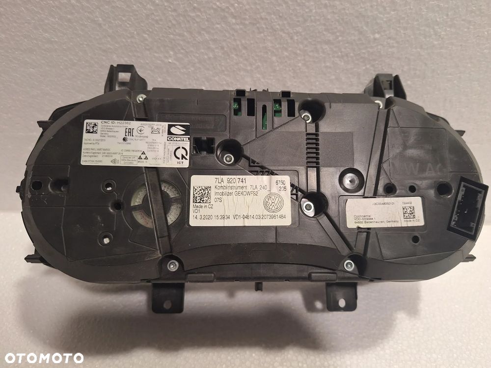 VW TRANSPORTER T6 LICZNIK ZEGARY 7LA920741 - 3