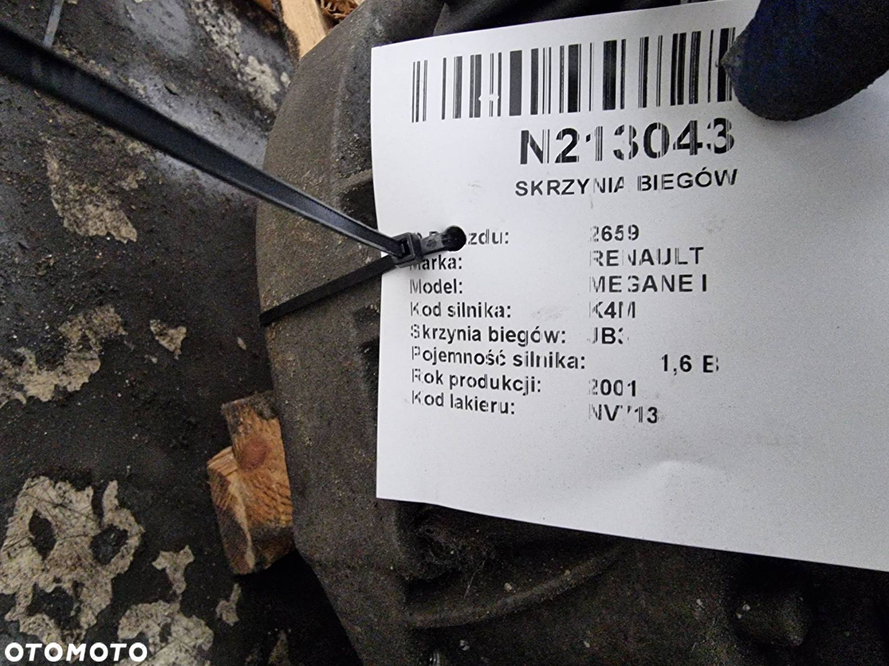 SKRZYNIA BIEGÓW RENAULT MEGANE I JB3 953 - 2