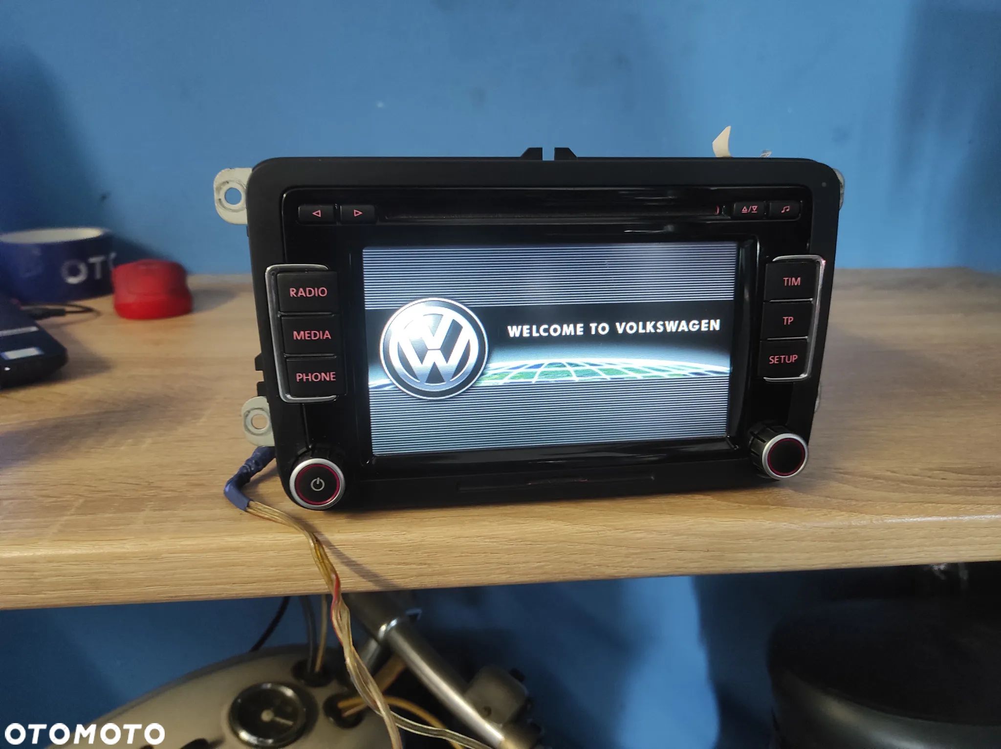 RADIO ODTWARZACZ TIM RCD 510 ROZKODOWANE VW PASSAT B6 B7 CC TIGUAN GOLF 5 6 TOURAN CADDY JETTA 3C8035195 WSYŁKA !!!! - 1