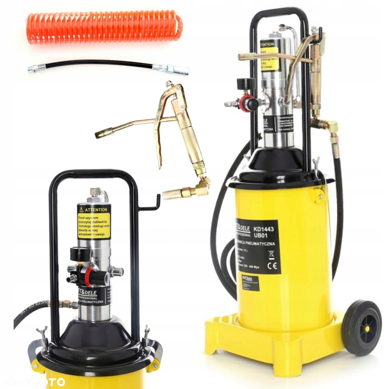 SMAROWNICA TAWOTNICA PNEUMATYCZNA 12L AUTOMATYCZNA KRAFTDELE TOWOTNICA - 15