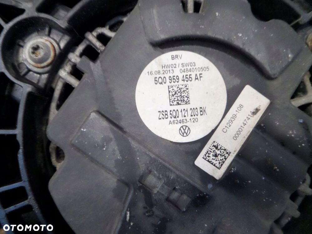 komplet chłodnic volkswagen golf vii 12- 5q0121251em - 4