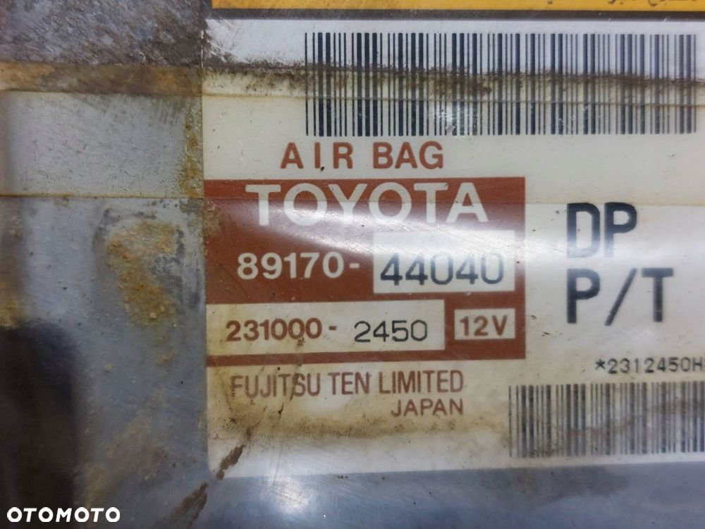 ZESTAW AIRBAG KOKPIT DESKA MODUŁ PODUSZKI PASY TOYOTA AVENSIS VERSO I - 4