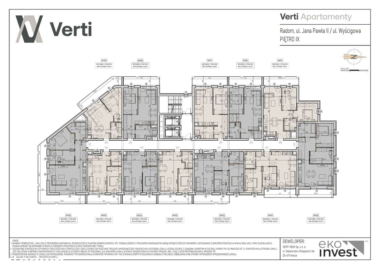 2 pokoje - Stan inwestycji: w budowie - Powierzchnia: 43,68 m² - Piętro ...