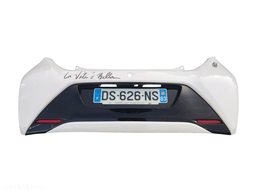 ZDERZAK TYŁ TYLNY KOMPLETNY TOYOTA AYGO II 2014-2018 - 1