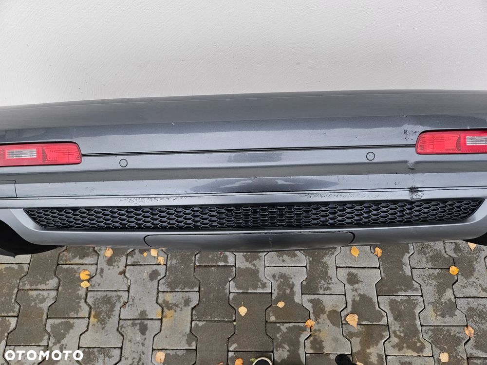 AUDI Q7 4L LIFT 09-15R ZDERZAK TYL TYLNI S-LINE KOMPLETNY LZ7S  4L0807521 AK - 7