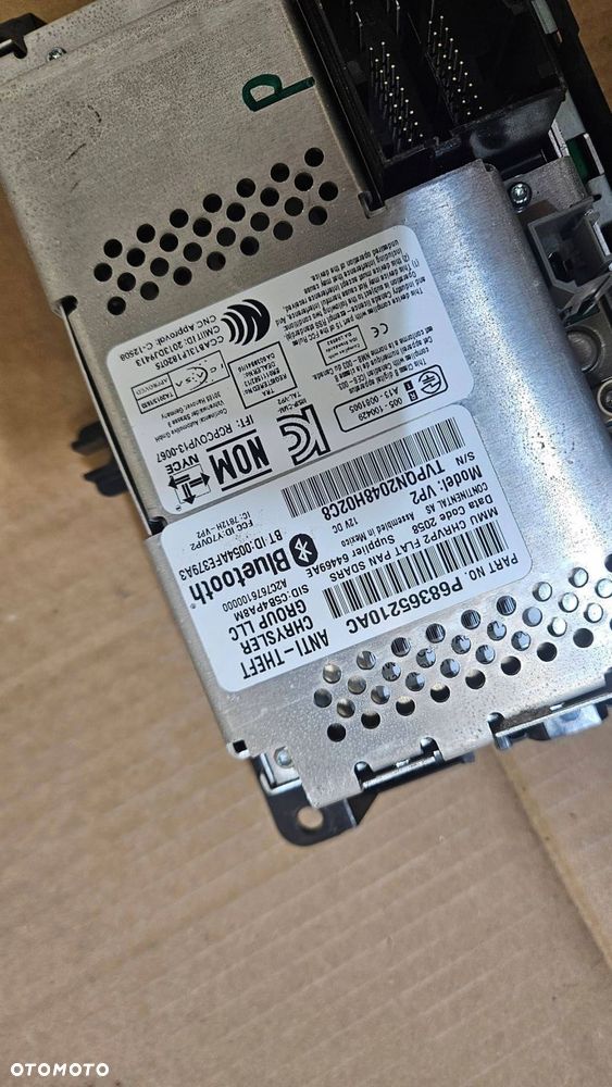 panel sterowania radio dodge ram 1500 68365210ac - 7