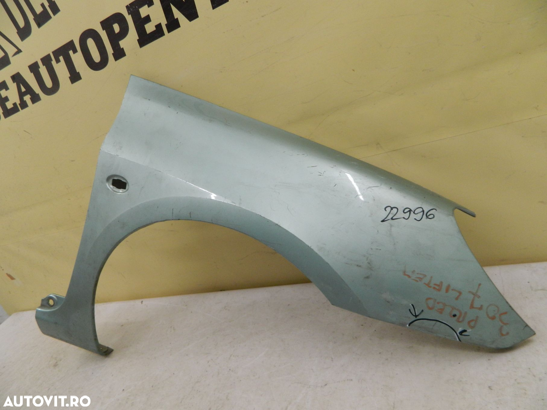 Aripa dreapta fata Peugeot 307 facelift, 2005, 2006, 2007, 2008. - 5
