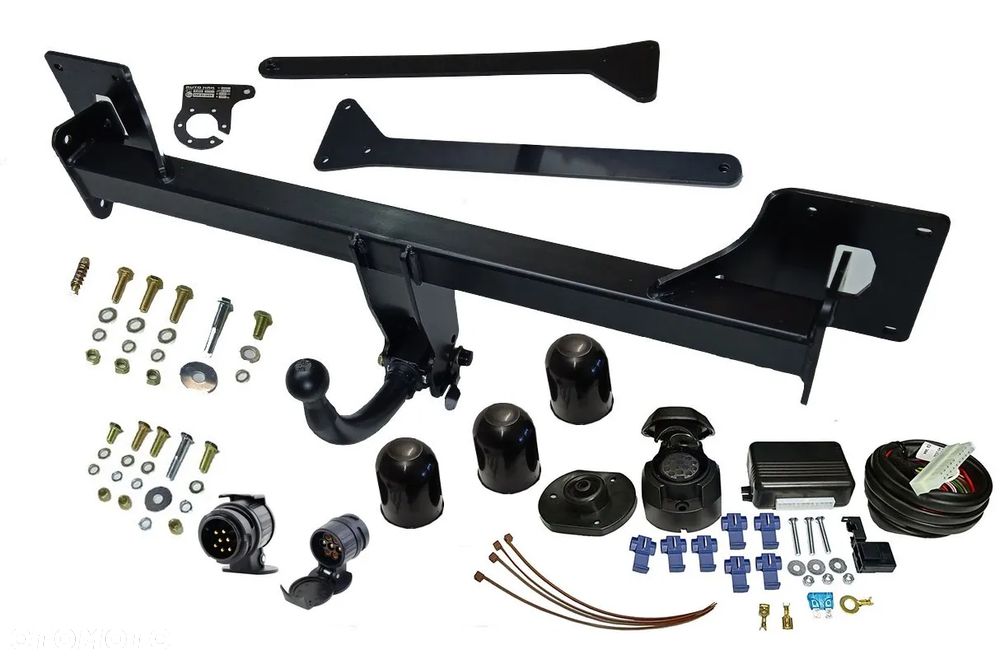 AUDI A8 D4 2010-2017+QUATTRO HAK HOLOWNICZY Z KULĄ WYPINANĄ POZIOMO PRZY POMOCĄ DŹWIGNI+MODUŁ13PIN - 3