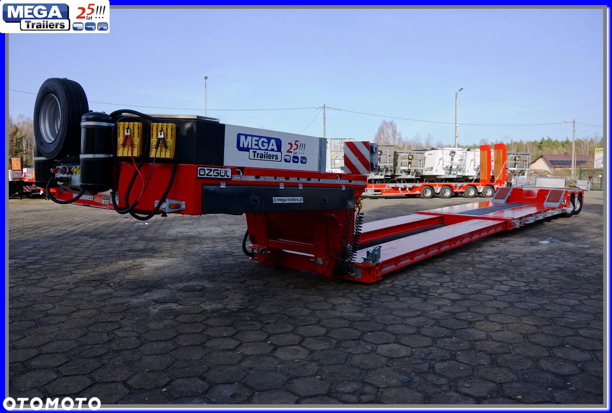 Mega Hydrauliczna Łabędzia Szyja, pokład 650 + 575 cm rozciągu, 2 osie, DMC 46 Ton ! - 35