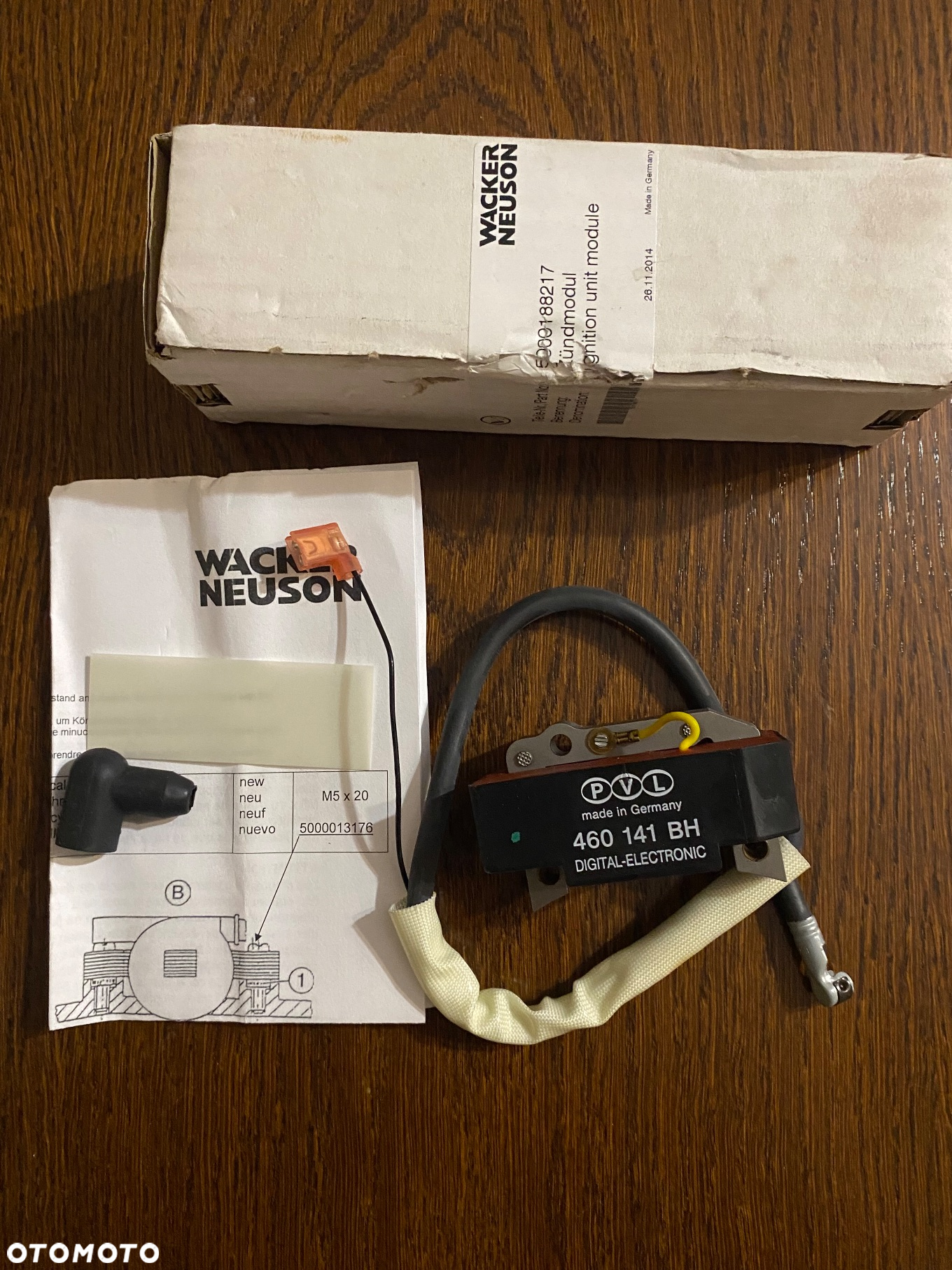 Wacker neuson bs skoczek stopa cewka zapłonowa zapłon silnika WM80 - 5