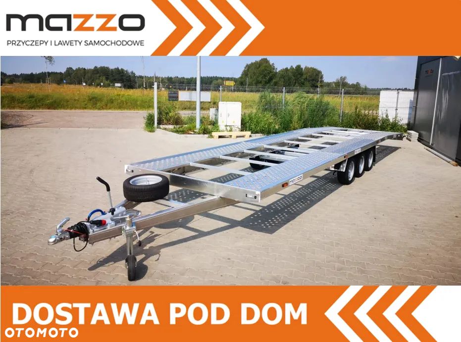MAZZO Laweta aluminiowa 850 x 204cm DMC 3500kg BARDZO LEKKA na 2 auta - 1