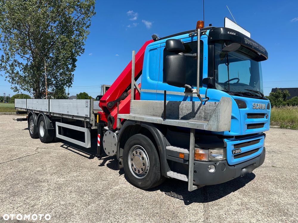 Scania P 280  HDS HMF 1720 K 3  DL. 8.2m do przewozu długich ładunków - 10