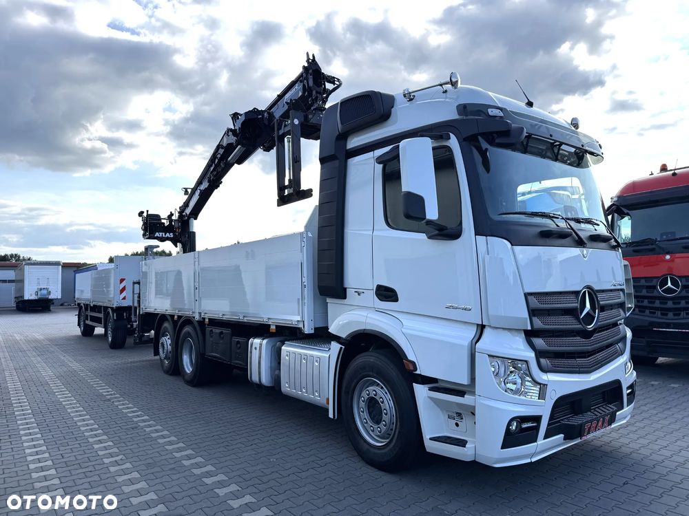 Schwarzmuller Przyczepa burtowa budowlanka 2017 r + Mercedes Actros 26.48 z HDS 2017 r - 2