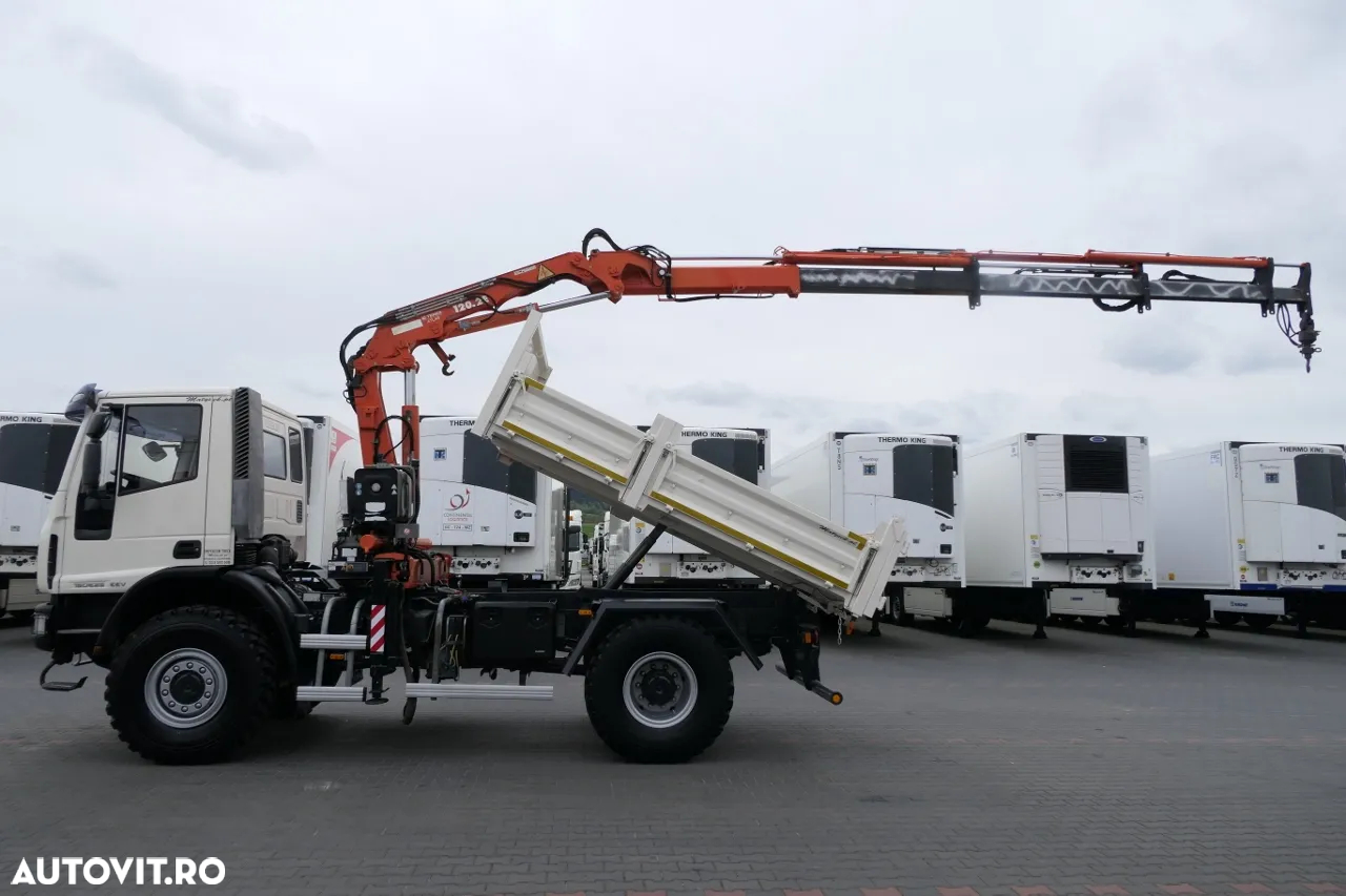 Iveco EUROCARGO 150E25 / 4X4 / BASCULANTE + HDS TEREX 120.2 E / PENTRU INDUSTRIA ELECTRICĂ / RADIO CONTROL / 67.000 KM KILOMETRAJ - 3