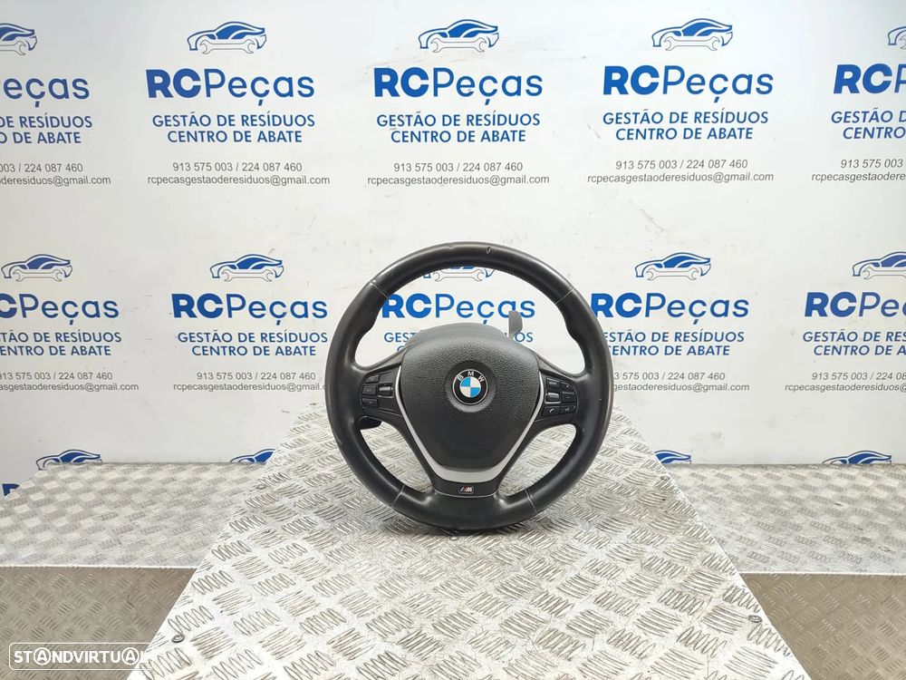 Volante em pele Multifunções Pack M original BMW Serie 1 F20 F21  Serie 3 F30 F31 - 7