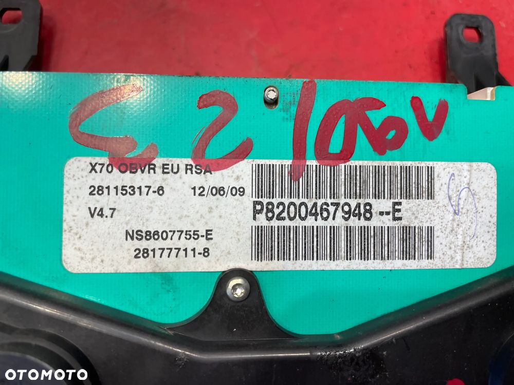 RENAULT MASTER LICZNIK ZEGAR P8200467948E - 5