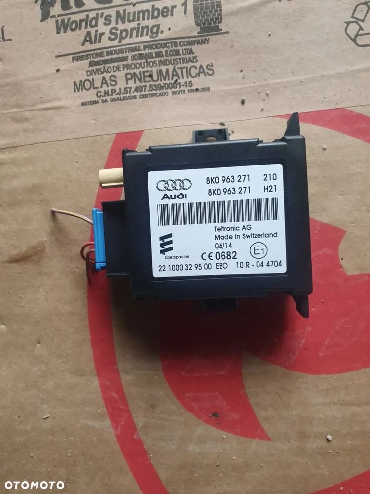 WEBASTO OGRZEWANIE POSTOJOWE komplet kluczyk sensor AUDI A4 B8 A5 - 6