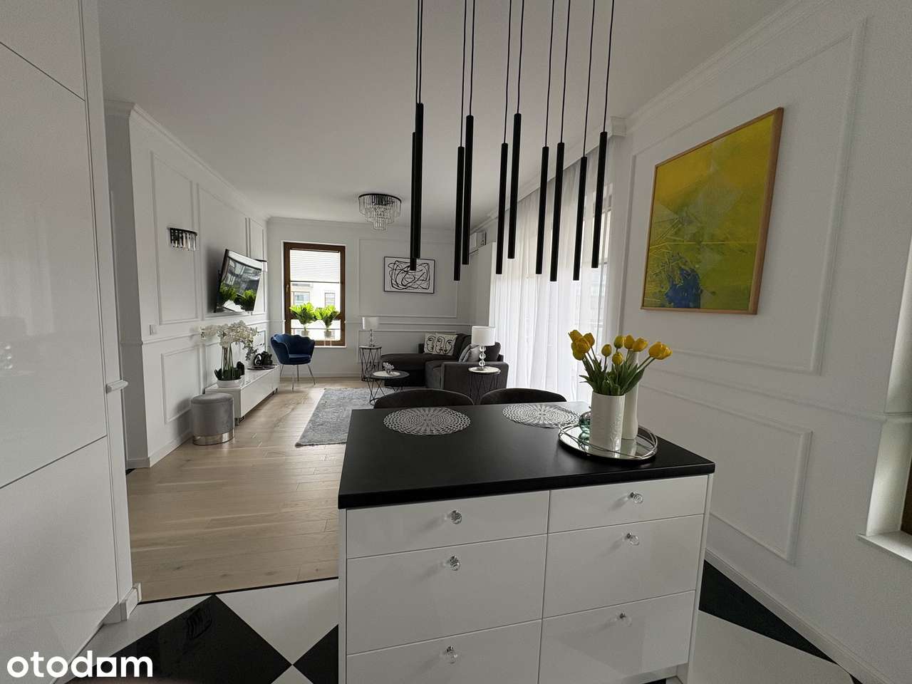 Nowoczesny apartament z widokiem -  Pozytywny Mokotów